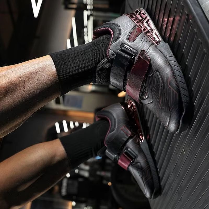 Weightlifting Shoes - รองเท้าสำหรับยกน้ำหนักแบบมืออาชีพ รองเท้าสำหรับสควอท รองเท้าฝึกยกน้ำหนักสำหรับผู้ชายและผู้หญิง รองเท้าสควอทแบบตีนตุ๊กแกสำหรับผู้ชาย รองเท้าสำหรับดึงน้ำหนักแบบหนัก