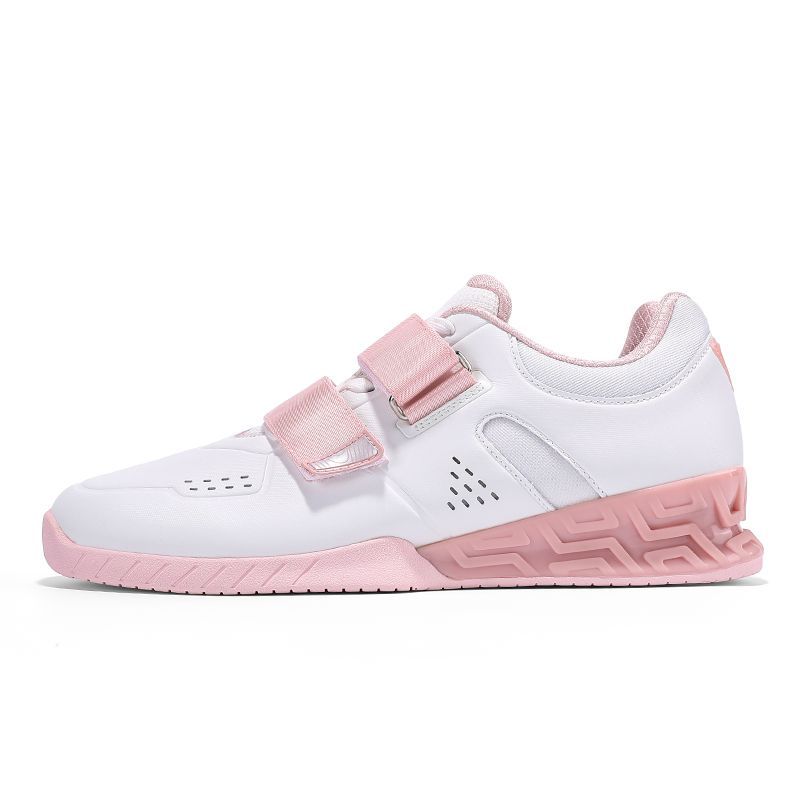 Weightlifting Shoes - รองเท้าผ้าใบยกน้ำหนักคุณภาพดีสำหรับคู่รัก พื้นหนา รองรับการสควอทและดึงหนัก เหมาะสำหรับทั้งชายและหญิง ระบายอากาศได้ดี รองเท้าสำหรับออกกำลังกายในยิม