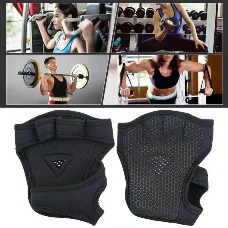 Weightlifting Gloves - ถุงมือออกกำลังกาย 2 คู่ สำหรับยกน้ำหนัก ฟิตเนส กันลื่น