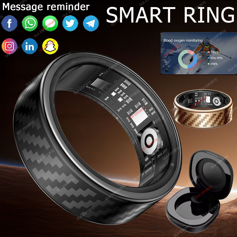 Gymnastic Ring - แหวนสมาร์ทริงรุ่นใหม่ล่าสุด แจ้งเตือนสายเรียกเข้า/ข้อความ ควบคุมด้วยท่าทางมือ ตรวจสอบสุขภาพ กันน้ำ IP68