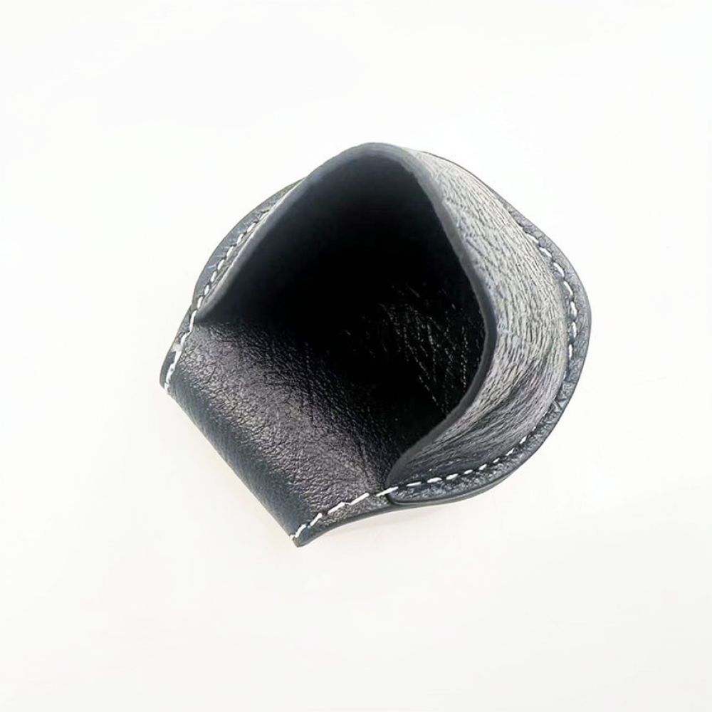 Chalk Bag - กระเป๋าหนังสำหรับเก็บชอล์กบิลเลียด พร้อมคลิปหนีบเข็มขัด อุปกรณ์เสริมสำหรับพูล Brolanz เครื่องมือบำรุงรักษาไม้คิวสนุ๊กเกอร์ กล่องพกพา