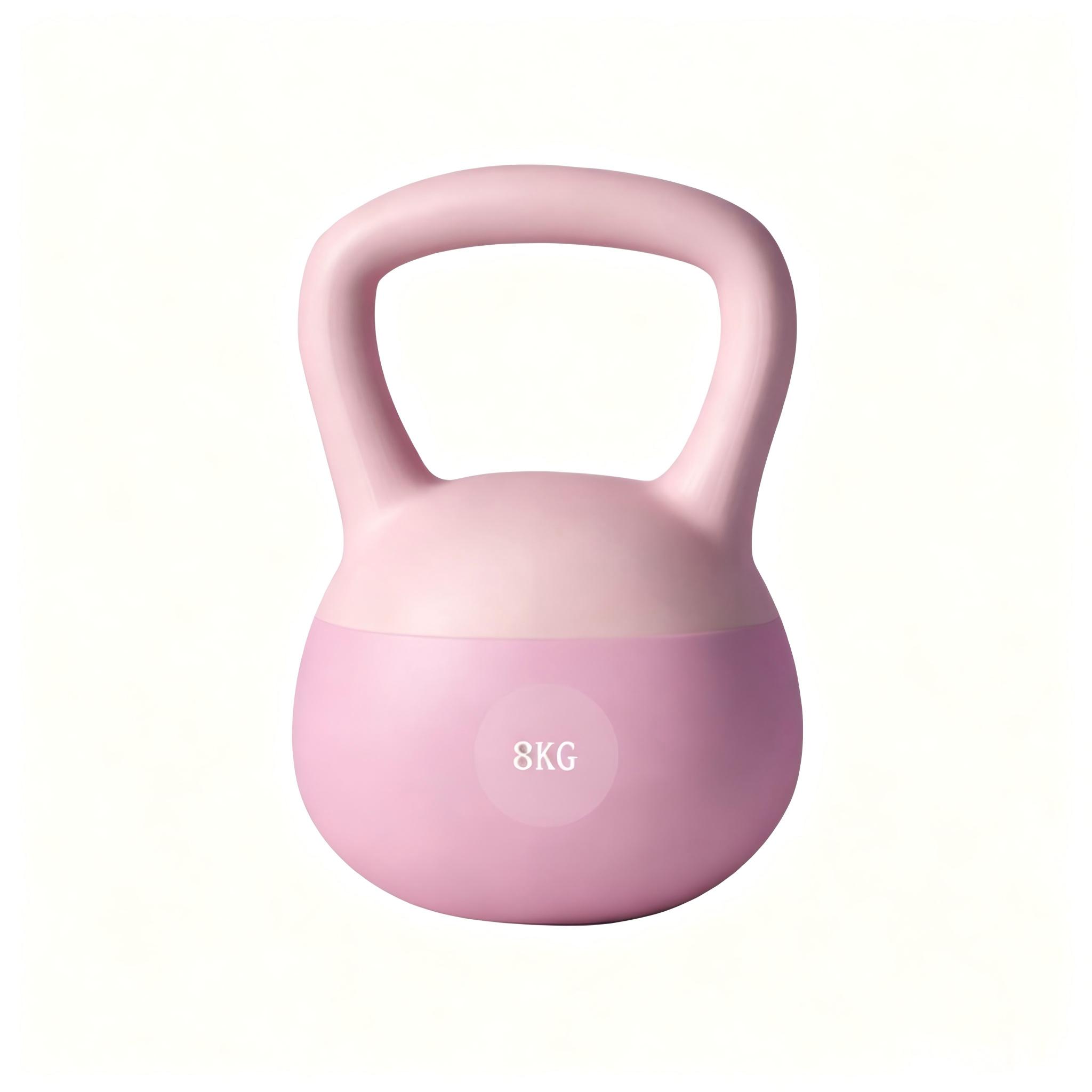 Kettlebell - กระดิ่งน้ำหนักแบบนุ่มสำหรับผู้หญิง, กระดิ่งน้ำหนักแบบนุ่ม 11.02 ปอนด์, อุปกรณ์ยกน้ำหนักสำหรับออกกำลังกายในบ้าน, แถมฟรีถุงมือออกกำลังกาย