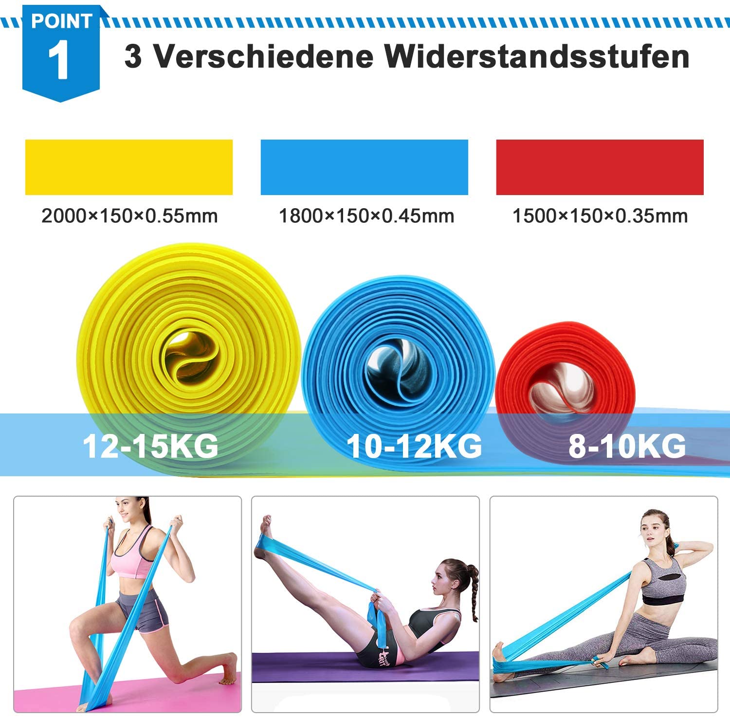 วงออกกําลังกายยืดหยุ่น 3 ชิ้นว - Crossfit Belt บทวิจารณ์และราคา