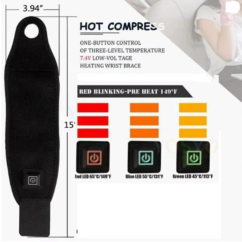 อุปกรณ์นวดมือแบบให้ความร้อน ปล - Wrist Wraps บทวิจารณ์และราคา