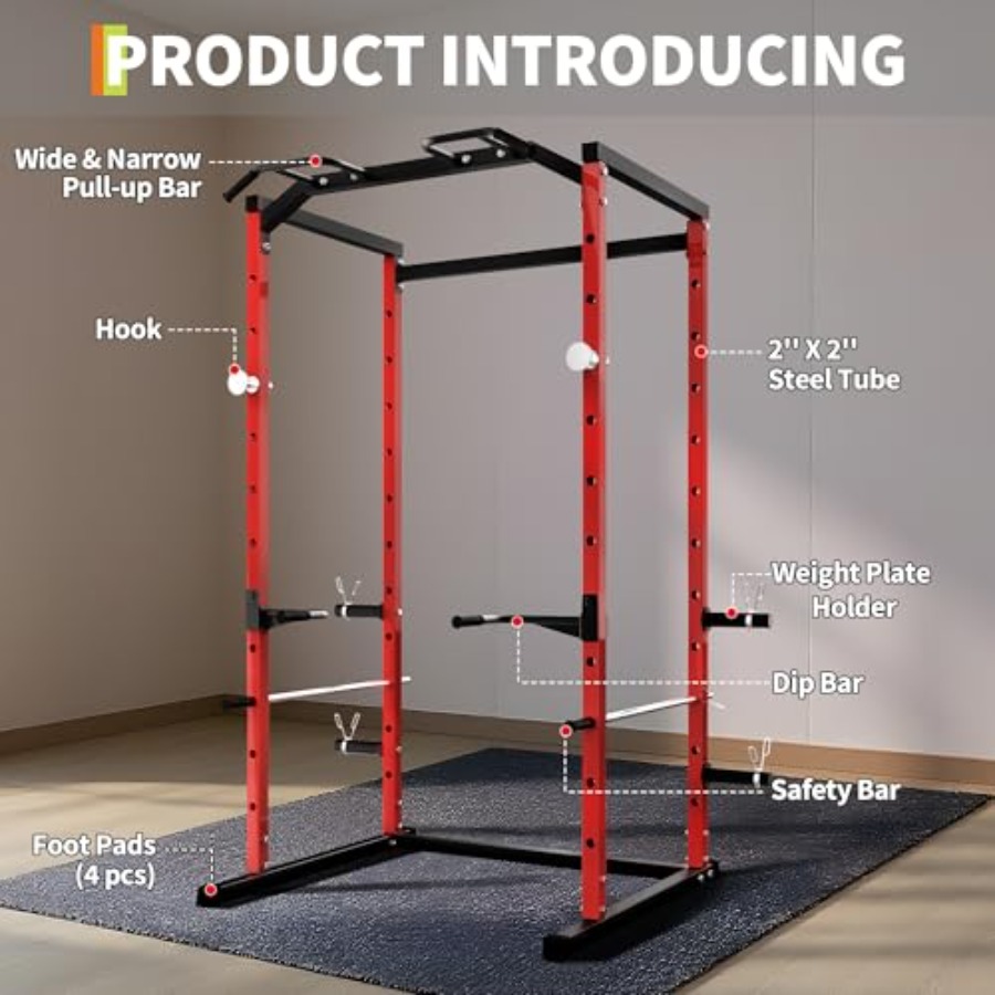 กรงยกน้ำหนักแบบ Heavy-Duty พร้ - Pull Up Bar บทวิจารณ์และราคา
