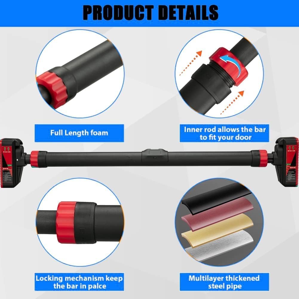 บาร์โหนสำหรับประตู, บาร์โหนเสร - Pull Up Bar บทวิจารณ์และราคา