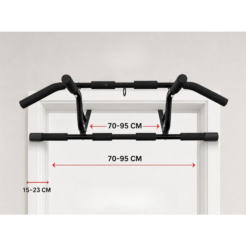 บาร์ดึงติดประตู ติดตั้งกับกรอบ - Pull Up Bar บทวิจารณ์และราคา