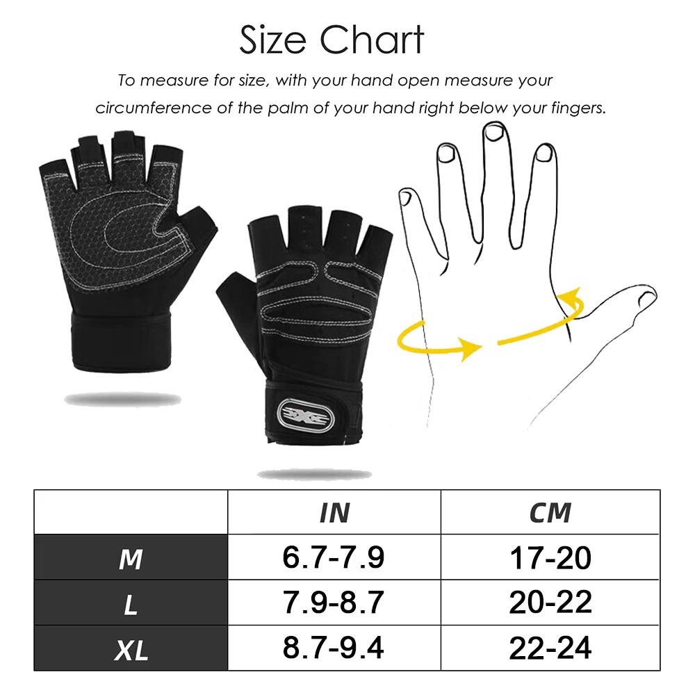 ถุงมือยิม ถุงมือฟิตเนส ถุงมือย - Weightlifting Gloves บทวิจารณ์และราคา