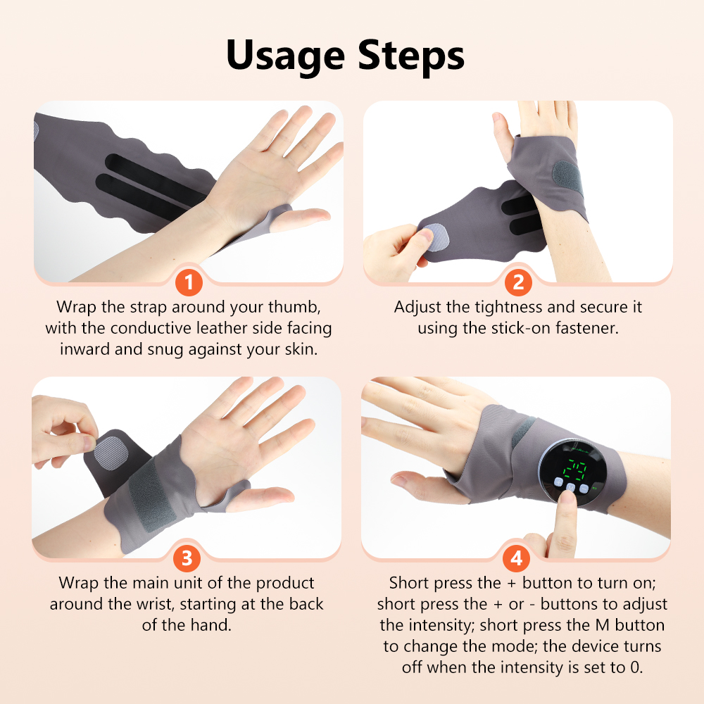 เครื่องนวดข้อมือไฟฟ้าไร้สาย EM - Wrist Wraps บทวิจารณ์และราคา