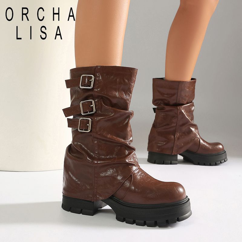 รองเท้าบูทผู้หญิง ORCHA LISA แ - Lifting Belt บทวิจารณ์และราคา