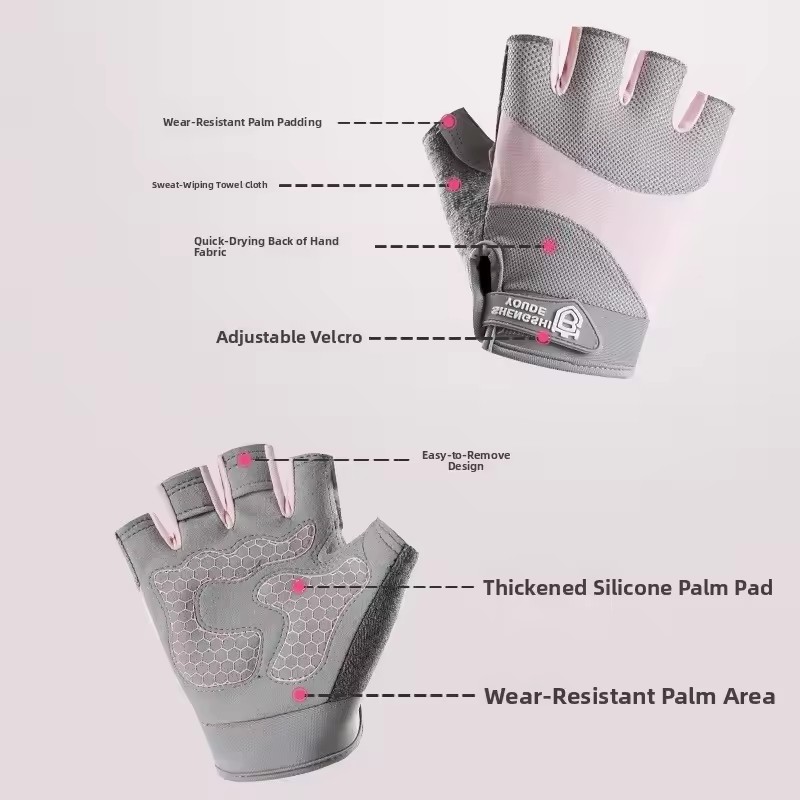 ถุงมือปั่นจักรยานกลางแจ้งแบบคร - Weightlifting Gloves บทวิจารณ์และราคา