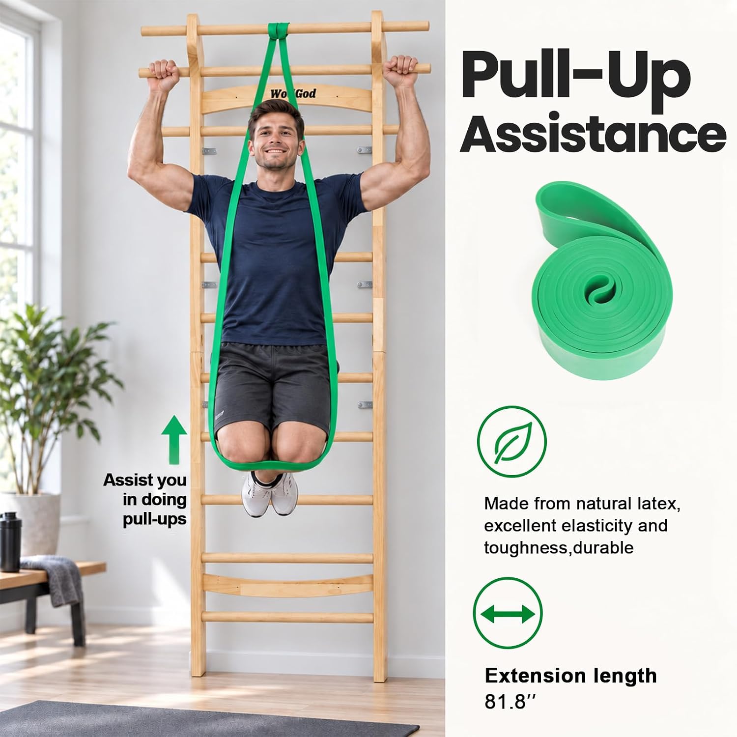 บาร์โหนแบบบันไดสวีเดนไม้ พร้อม - Pull Up Bar บทวิจารณ์และราคา